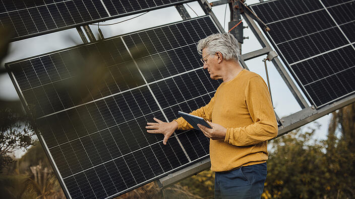 Solarpanelbegutachtung