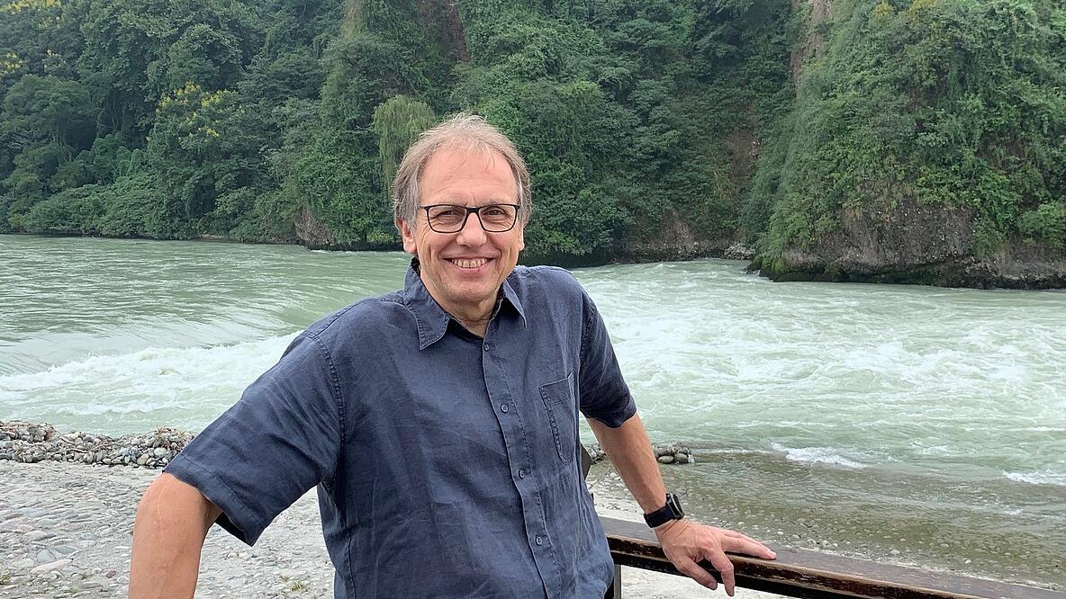 Günter Dehoust in China.