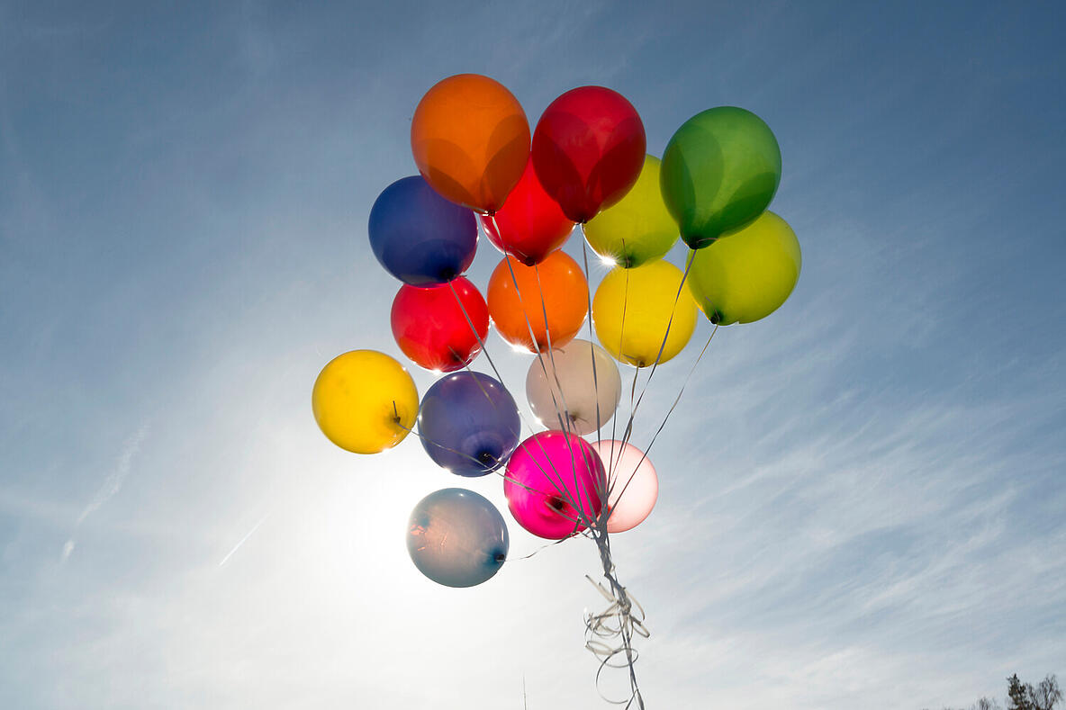 bunte Luftballons