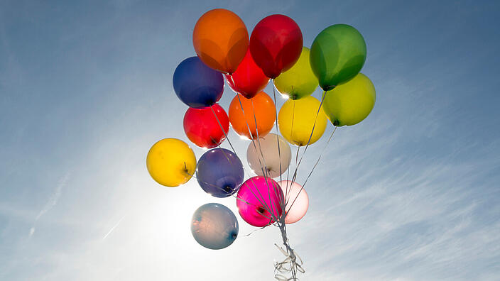 bunte Luftballons