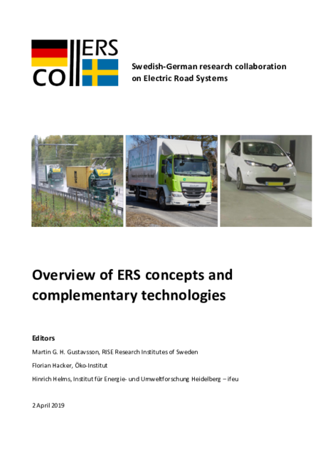 Overview of ERS concepts and complementary technologies | oeko.de