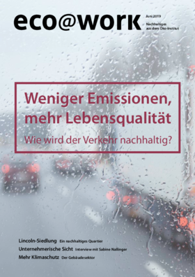 Vorschaubild der PDF-Datei Weniger Emissionen, mehr Lebensqualität - Wie wird der Verkehr nachhaltig?