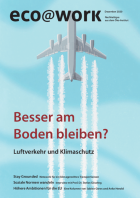 Vorschaubild der PDF-Datei Besser am Boden bleiben? Luftverkehr und Klimaschutz
