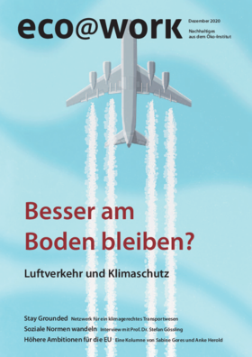 Vorschaubild der PDF-Datei Besser am Boden bleiben? Luftverkehr und Klimaschutz