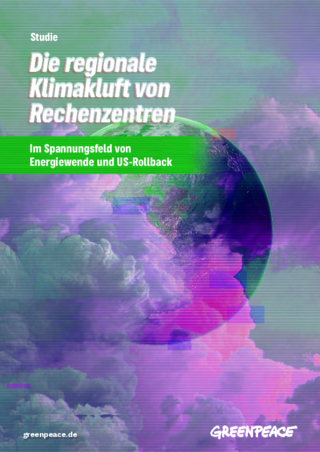 Cover der Publikation: Die regionale Klimakluft von Rechenzentren