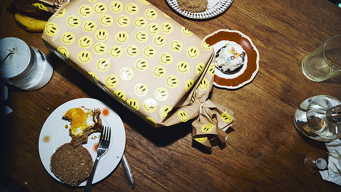 eingepacktes Geschenk