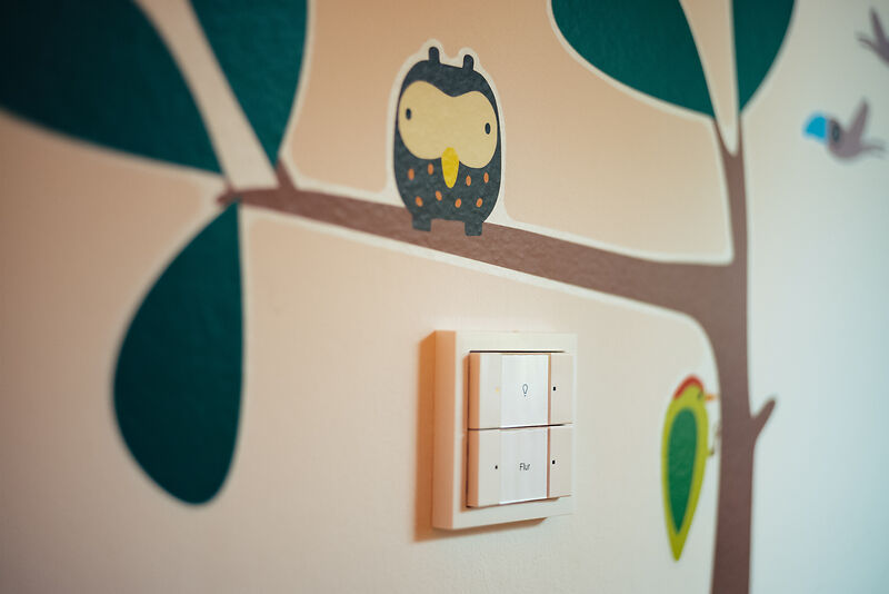 Lichtschalter im Kinderzimmer