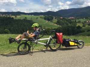 Felix auf dem Tandem. Quelle: Öko-Institut