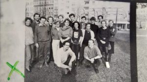 Gruppenbild Anfang der 80er Jahre (4.v.r.) Quelle: Öko-Institut